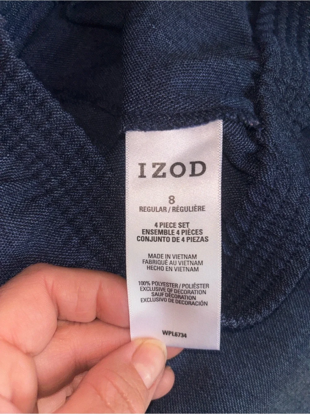 Izod three piece